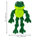 KONG Knots Frog Dog Toy 1ea/LG/XL - Petsplace.store