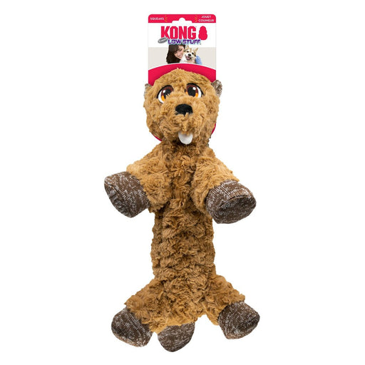 KONG Low Stuff Flopzie Beaver Dog Toy 1ea/MD - Petsplace.store