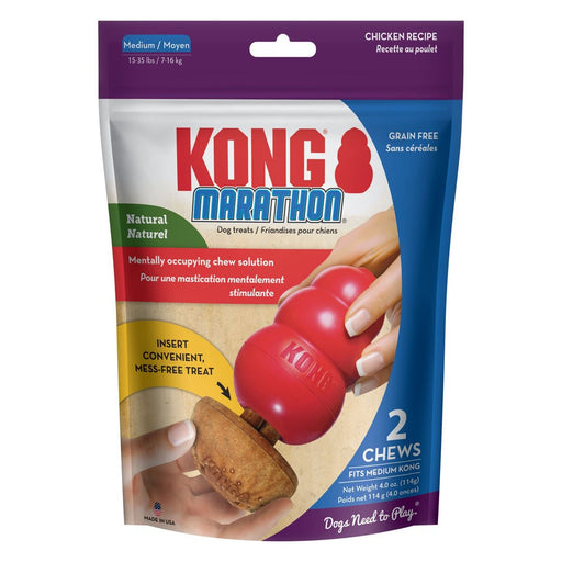 KONG Marathon Dog Treats Chicken 2 pk, MD - Petsplace.store