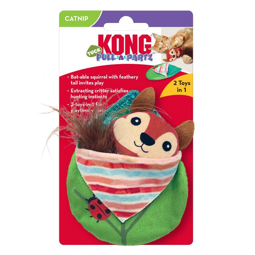 KONG Pull - A - Partz Tuck Cat Toy 1ea/One Size - Petsplace.store