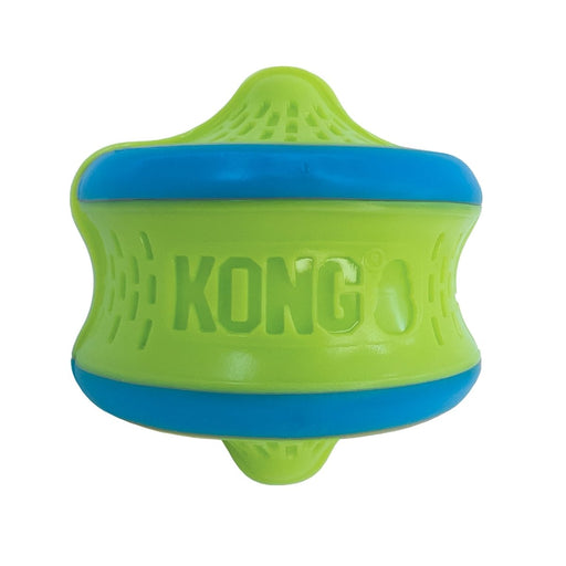 KONG Rambler Rattlez Dog Toy Swirl Ball, MD (2 pack) - Petsplace.store