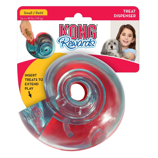 KONG Rewards Treat Dispenser Dog Toy Red 1ea/SM - Petsplace.store