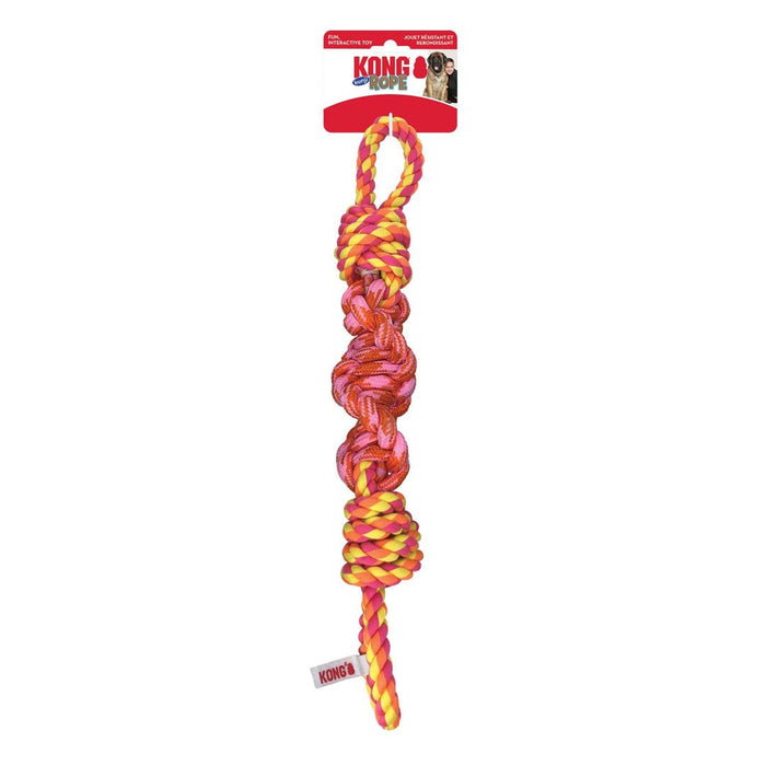 KONG Rope Bunji Dog Toy Assorted 1ea/MD - Petsplace.store