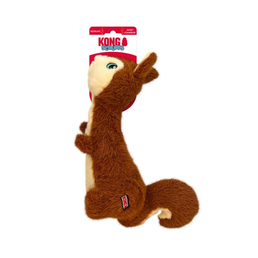 Kong Scruffs Dog Toy Squirrel, 1ea/Medium/Large - Petsplace.store