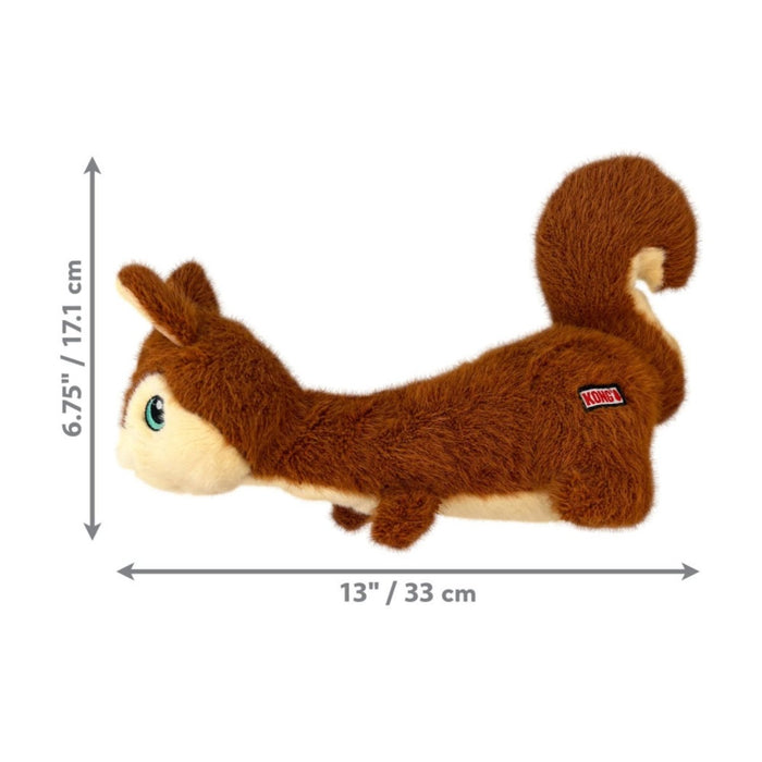 Kong Scruffs Dog Toy Squirrel, 1ea/Medium/Large - Petsplace.store