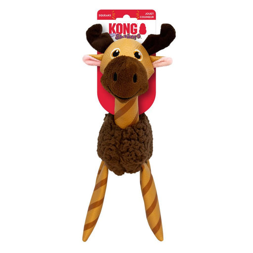 KONG Shakers Floofs Plush Dog Toy Moose, 1ea/MD - Petsplace.store