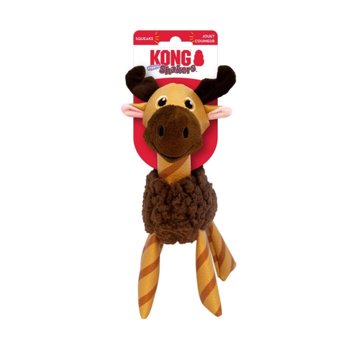 KONG Shakers Floofs Plush Dog Toy Moose, 1ea/XS/SM - Petsplace.store