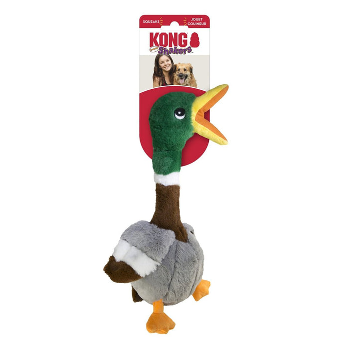 KONG Shakers Honkers Duck Dog Toy Multi - Color 1ea/SM - Petsplace.store