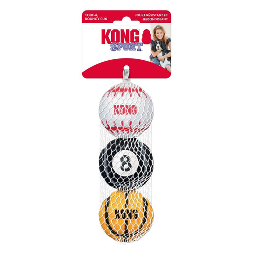 KONG Sport Balls Dog Toy Assorted 1ea/3 pk, MD - Petsplace.store