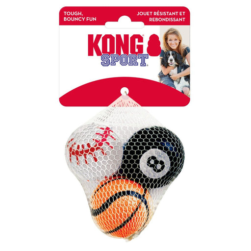 KONG Sport Balls Dog Toy Assorted 1ea/3 pk, SM - Petsplace.store