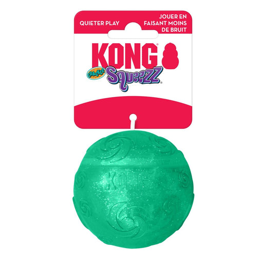 KONG Squeezz Crackle Ball Dog Toy Assorted 1ea/LG - Petsplace.store