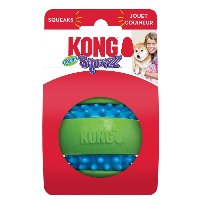 KONG Squeezz Goomz Ball Dog Toy 1ea/LG - Petsplace.store