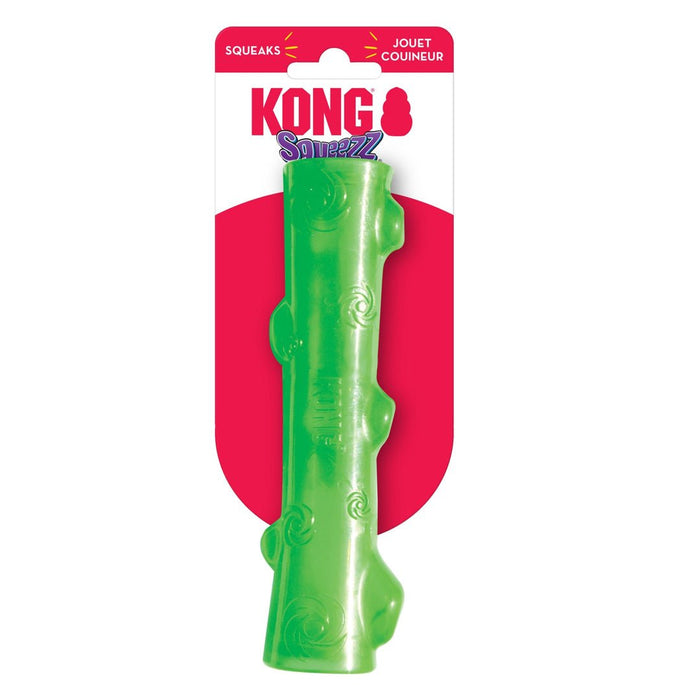 KONG Squeezz Stick Dog Toy Assorted 1ea/MD - Petsplace.store