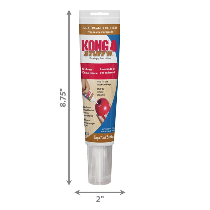 KONG Stuff'N Dog Treat Paste Tube Peanut Butter 1ea/5 oz - Petsplace.store