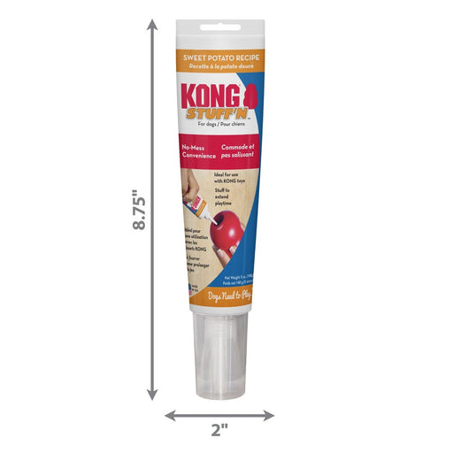 KONG Stuff'N Dog Treat Paste Tube Sweet Potato 1ea/5 oz - Petsplace.store