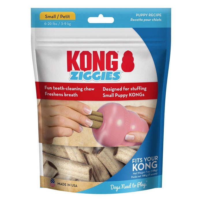 KONG Stuff'N Ziggies Puppy Treat 1ea/7 oz, 12 ct, SM - Petsplace.store