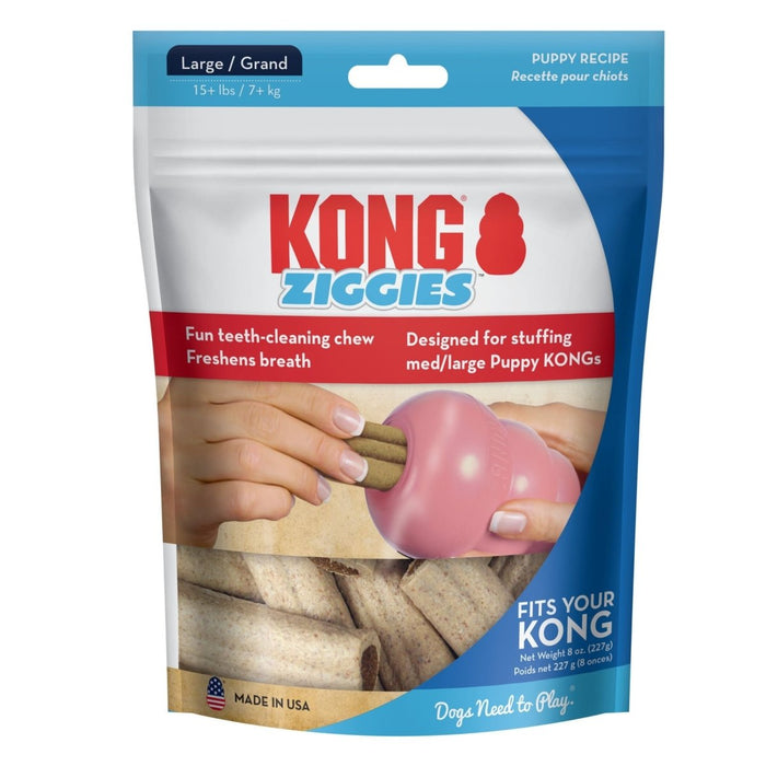 KONG Stuff'N Ziggies Puppy Treat 1ea/8 oz, 6 ct, LG - Petsplace.store