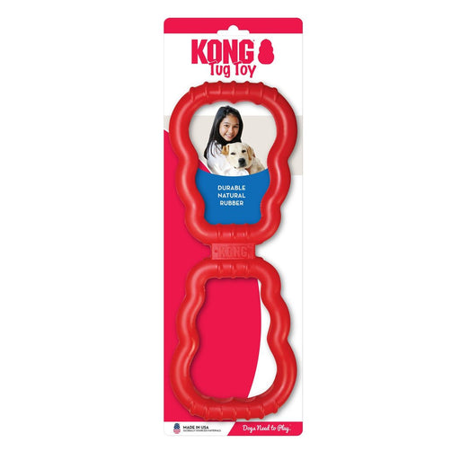 KONG Tug Toy With Control - Flex Dog Toy Red 1ea/SM - Petsplace.store