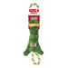 KONG Tugger Knots Frog Dog Toy Green 1ea/MD/LG - Petsplace.store