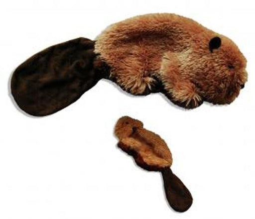 KONG Unstuffed Dog Toy Beaver with Squeaker 1ea/SM - Petsplace.store