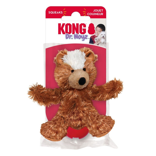 KONG Unstuffed Dog Toy Teddy Bear with Squeaker 1ea/XS - Petsplace.store