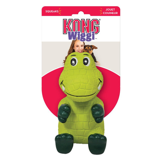 KONG Wiggi Alligator Dog Toy 1ea/SM - Petsplace.store