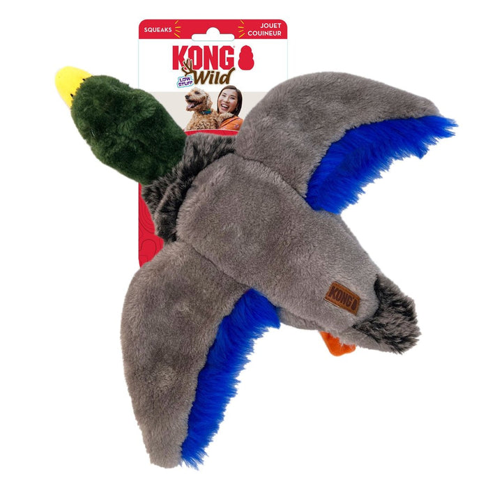 KONG Wild Low Stuff Creatures Dog Toy Mallard 1ea/MD - Petsplace.store