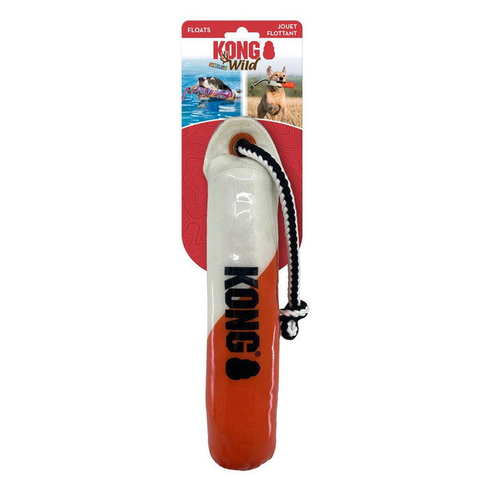 KONG Wild Shieldz Dog Training Dummy Orange & White 1ea/SM/MD - Petsplace.store