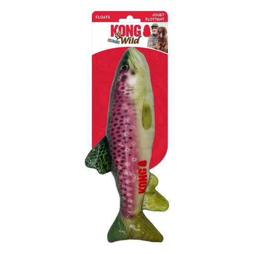 KONG Wild Shieldz Dog Training Fish Dummy Trout 1ea/MD - Petsplace.store