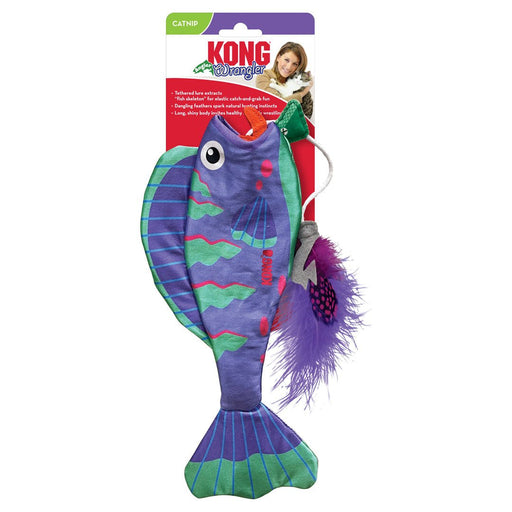 KONG Wrangler Angler Fish Cat Toy Assorted 1ea/One Size - Petsplace.store