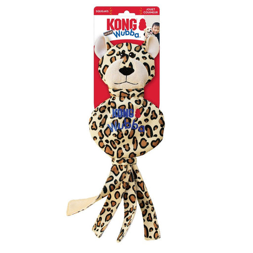 KONG Wubba No Stuff Dog Toy Cheetah 1ea/LG - Petsplace.store