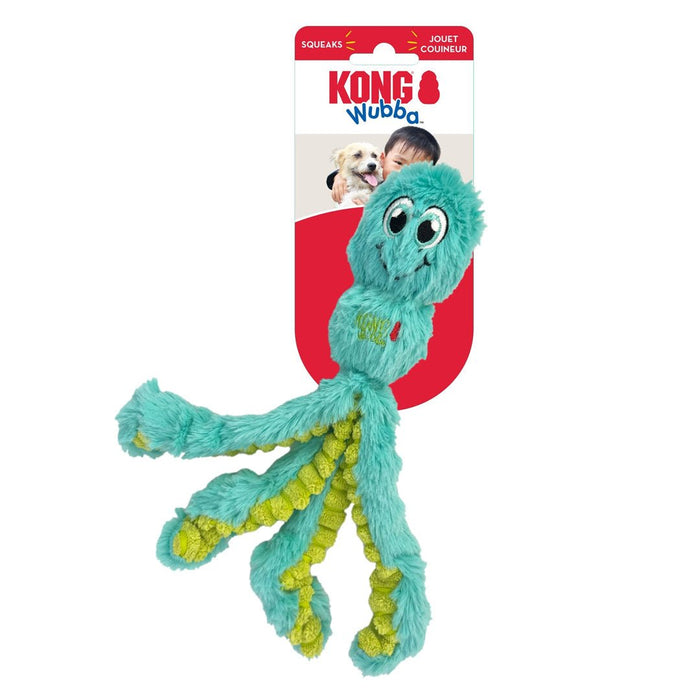 KONG Wubba Octopus Dog Toy Assorted 1ea/SM - Petsplace.store