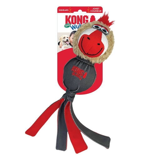 KONG Wubba Zoo Dog Toy Mandrill 1ea/LG - Petsplace.store