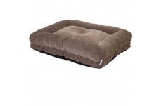 LA Z BOY Rosie Dog Lounger Bed Greystone Taupe 1ea/35 In X 27 in, One Size - Petsplace.store