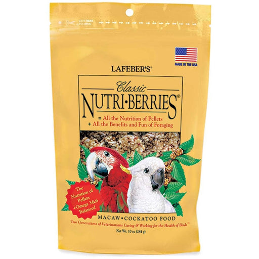 Lafeber Company Classic Nutri - Berries Macaw & Cockatoo Food 1ea/10 oz - Petsplace.store