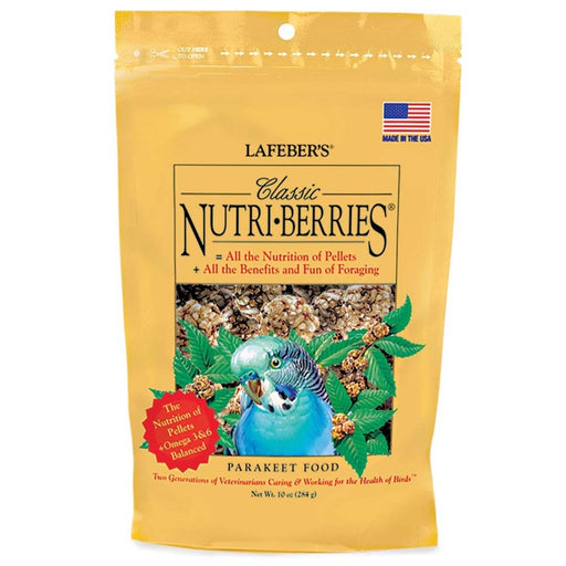 Lafeber Company Classic Nutri - Berries Parakeet Food 1ea/10 oz - Petsplace.store