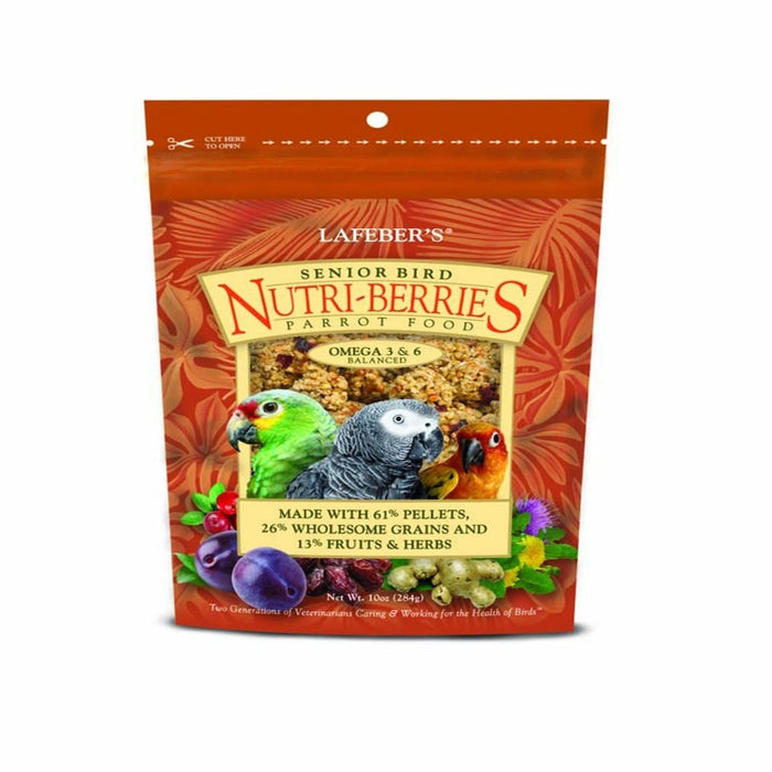 Lafeber Company Senior Bird Nutri - Berries Parrot Food 1ea/10 oz - Petsplace.store