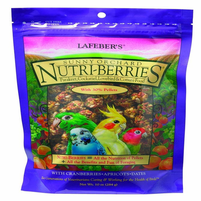 Lafeber Company Sunny Orchard Nutri - Berries Cockatiel Food 1ea/10 oz - Petsplace.store