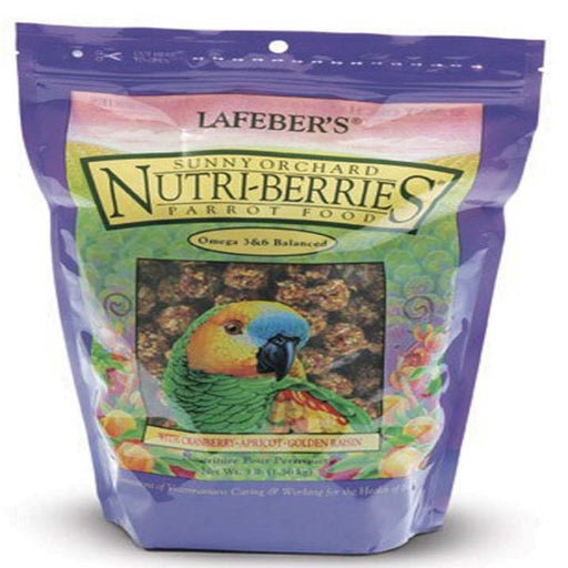 Lafeber Company Sunny Orchard Nutri - Berries Parrot Food 1ea/3 lb - Petsplace.store