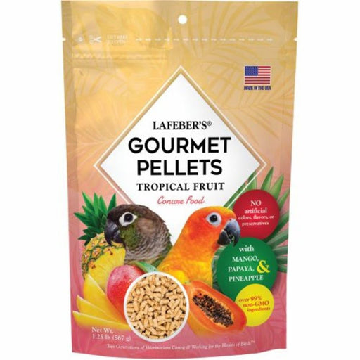 Lafeber Company Tropical Fruit Gourmet Pellets Conure Bird Food 1ea/1.25 lb - Petsplace.store