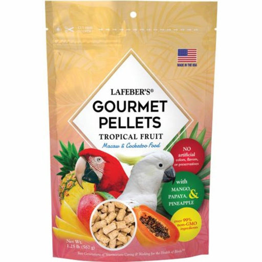 Lafeber Company Tropical Fruit Gourmet Pellets Macaw Bird Food 1ea/1.25 lb - Petsplace.store