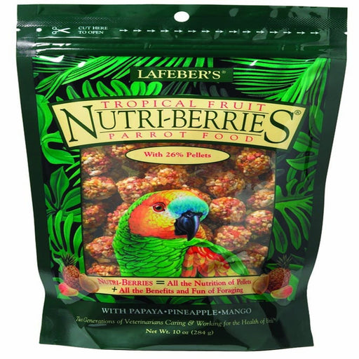 Lafeber Company Tropical Fruit Nutri - Berries Parrot Food 1ea/10 oz - Petsplace.store