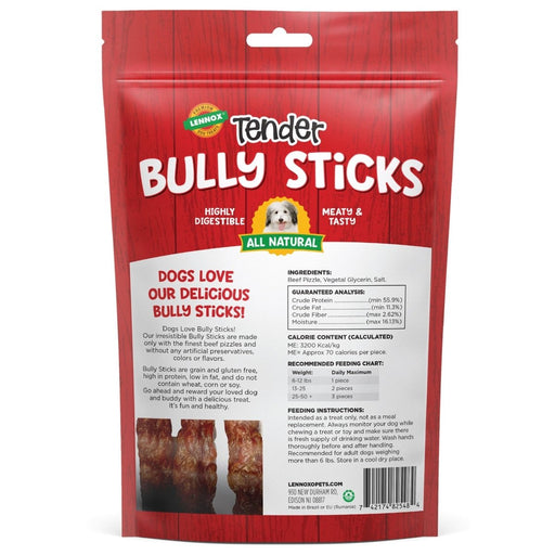 Lennox Tender Dog 4" 6.5oz. Bully Sticks - Petsplace.store