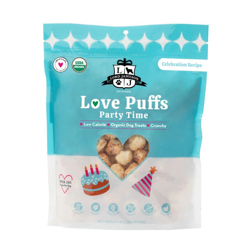 Lord Jameson Dog Puffs Party Time 4Oz - Petsplace.store