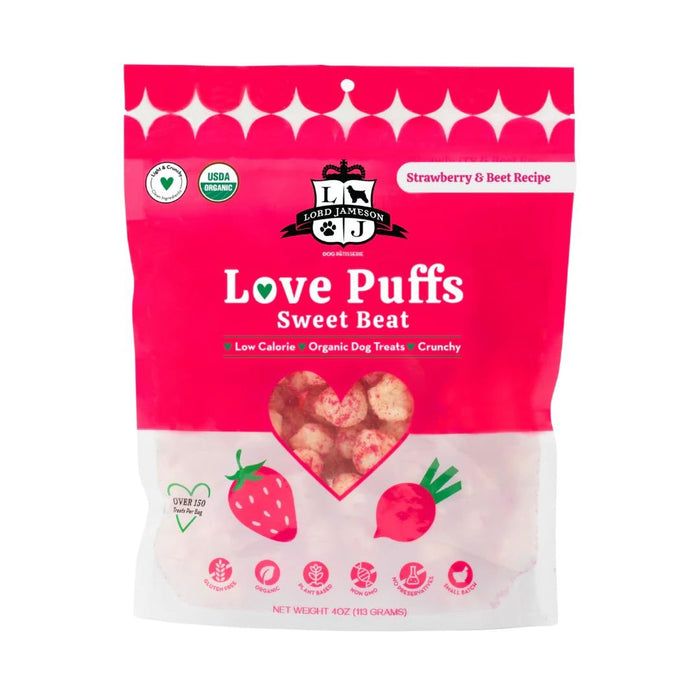 Lord Jameson Dog Puffs Sweet Beats 4Oz - Petsplace.store