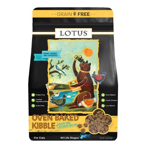 Lotus Cat Grain Free All Life Stages Chicken 2.2Lb - Petsplace.store