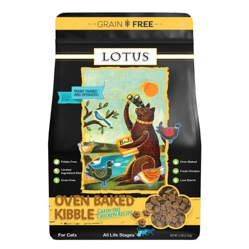 Lotus Cat Grain Free All Life Stages Chicken 5Lb - Petsplace.store