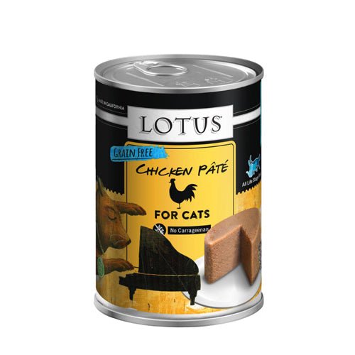 Lotus Cat Grain Free Chicken Pate 12.5oz. (Case of 12) - Petsplace.store