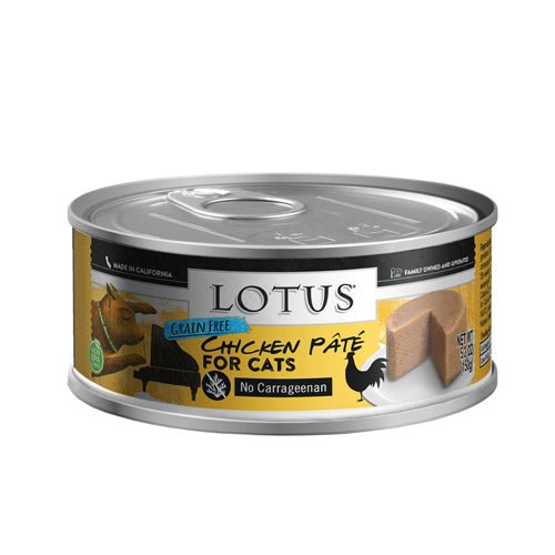 Lotus Cat Grain Free Chicken Pate 2.75oz. (Case of 24) - Petsplace.store