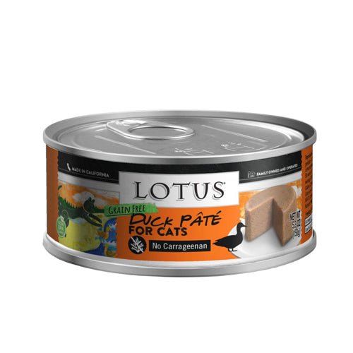 Lotus Cat Pate Grain Free Duck 5.3oz. (Case of 24) - Petsplace.store